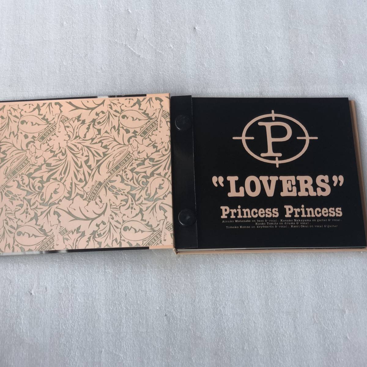 中古CD PRINCESS PRINCESS プリンセス プリンセス/LOVERS ラヴァーズ(初回盤) 4th(1989年 CSCL 1044) 日本産,ポップ・ロック系_画像3