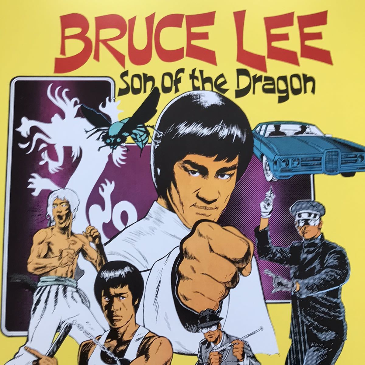 海外ポスター★ブルース・リー『グリーン・ホーネット』1974年映画版リプロポスター（Bruce Lee）★李 小龍/カンフー/Green Hornetの画像3