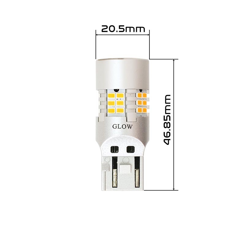 LEDウインカーバルブ T20 ホンダ N-BOX+（マイナー後） JF1・2 H25.12～H30.3 ハイフラ_画像2