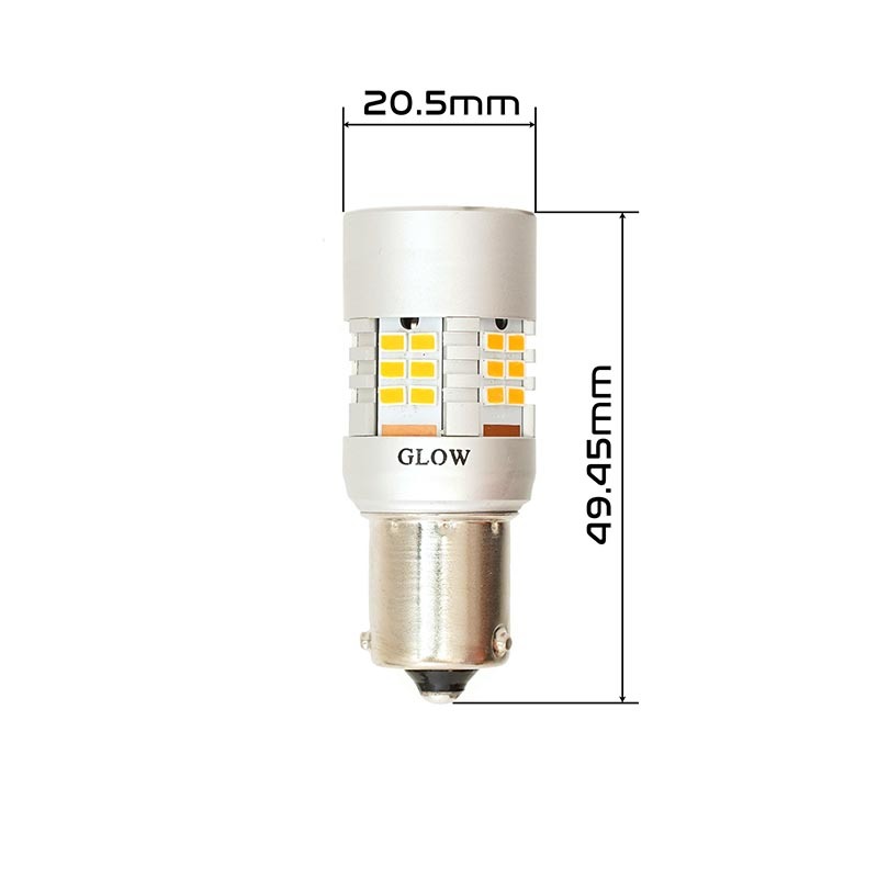 LEDウインカーバルブ S25 ピン角違い ホンダ S-MX（マイナー後） RH1・2 H11.9～H14.1 ハイフラ 150度_画像2