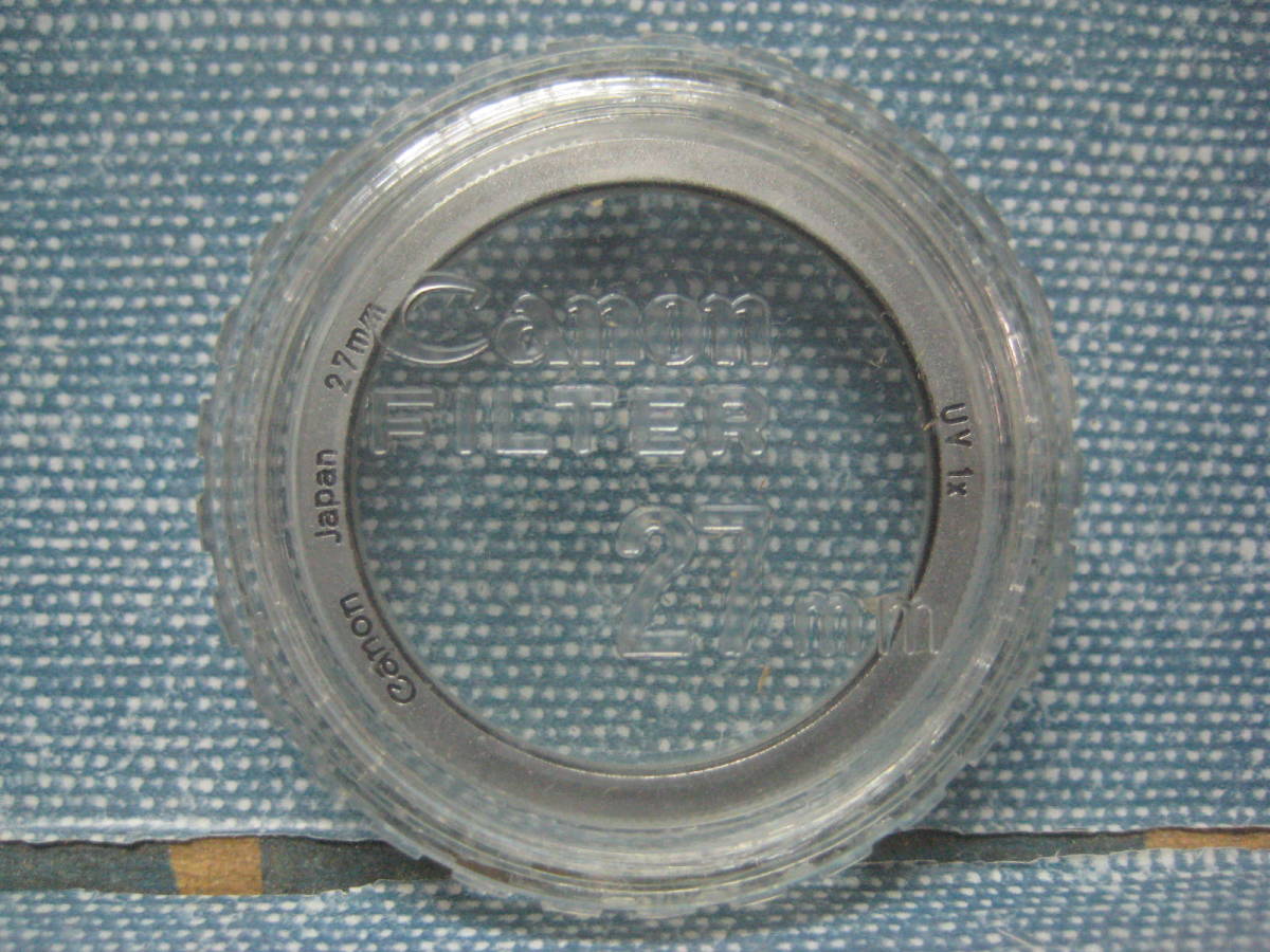  worth seeing. Canon Canon Old filter small diameter UV 27mm case attaching 