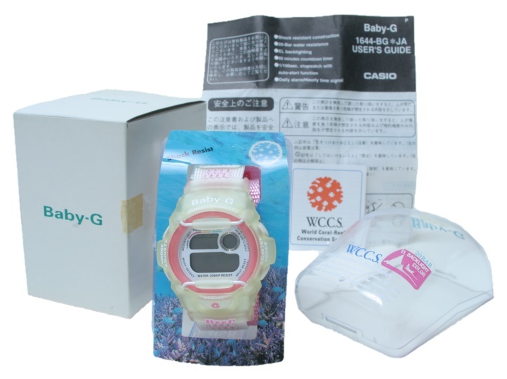 [ new goods * unused goods ]CASIO Baby-G Reef Casio baby G leaf WCCS world coral . protection association official limitated model BG-370WC-4T W.C.C.S model 