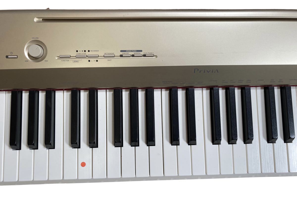 CASIO/カシオ 電子ピアノPrivia PX-160 譜面立て付き 音が大きめに出る