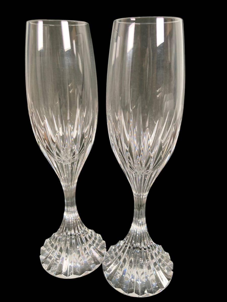 残りわずか】 シャンパングラス マッセナ Baccarat シャンパンフルート