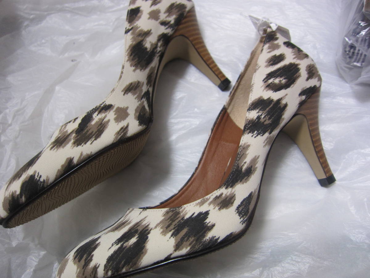  new goods made in Japan ESPERANZA Esperanza 24cm pumps shoes shoes high heel leopard print Leopard lady's .1692