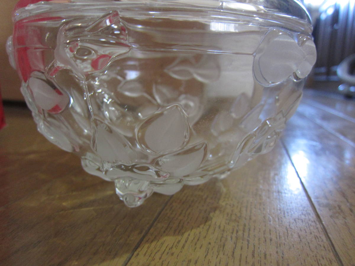 未使用 ドイツ製 高級 ワルターグラス ORIGINAL WALTHER GLAS No.0475/6 薔薇柄 食器 容器 キャニスター 管理Ｈ_画像3