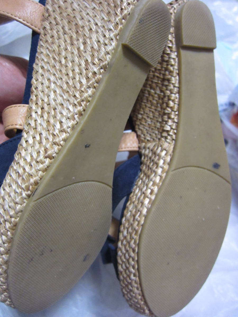 kitamura MOTOMACHI Kitamura size M original leather sandals shoes shoes lady's pumps .1689