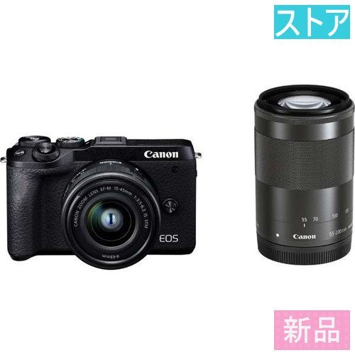 最安値】Canon EOS M6 MarkII ダブルズームキット 保証書付-