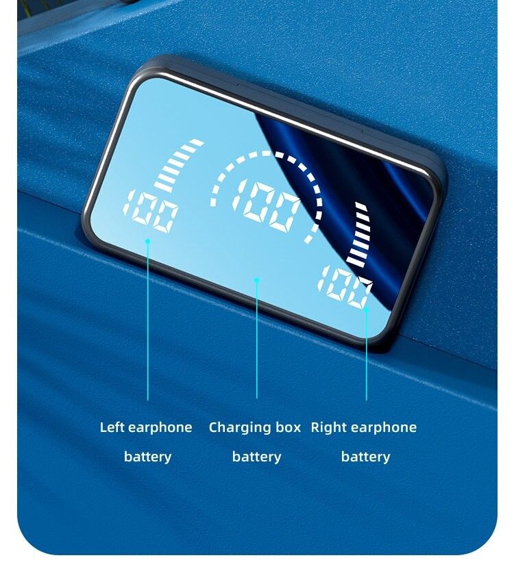 ワイヤレス イヤホン 新品未使用 最新 Bluetooth5.3 自動ペアリング Hi-Fi 瞬時接続  LED 残量表示 