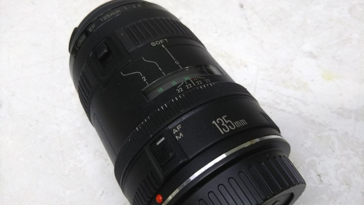 M※ Canon キャノン LENS レンズ EF 135mm 1：2.8 SOFT FOCUS_画像5