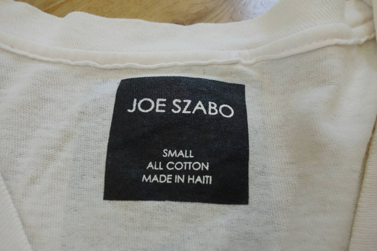 DM便￥200■ビンテージ2006年JOE SZABOフォトプリントＶネックＴシャツＳアートダイナソーjr_画像3