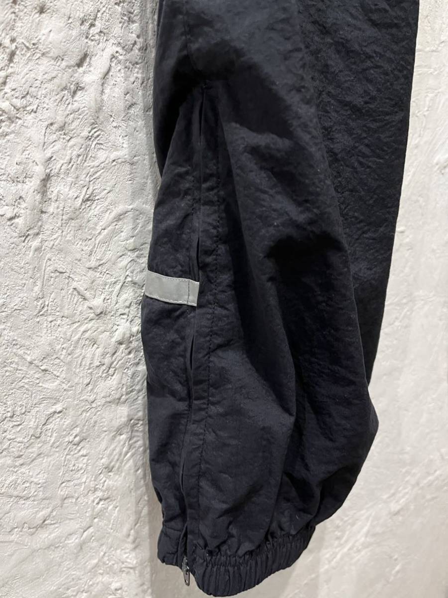  Vintage 90\'s NAUTICAno-chika black nylon pants XL Tec pants jersey 