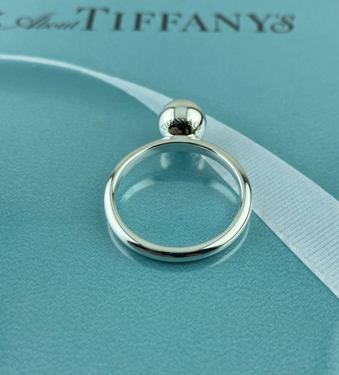 Tiffany＆Co. ティファニー ハードウェア ボール リング AG925_画像5