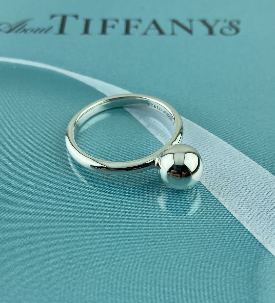 Tiffany＆Co. ティファニー ハードウェア ボール リング AG925_画像2