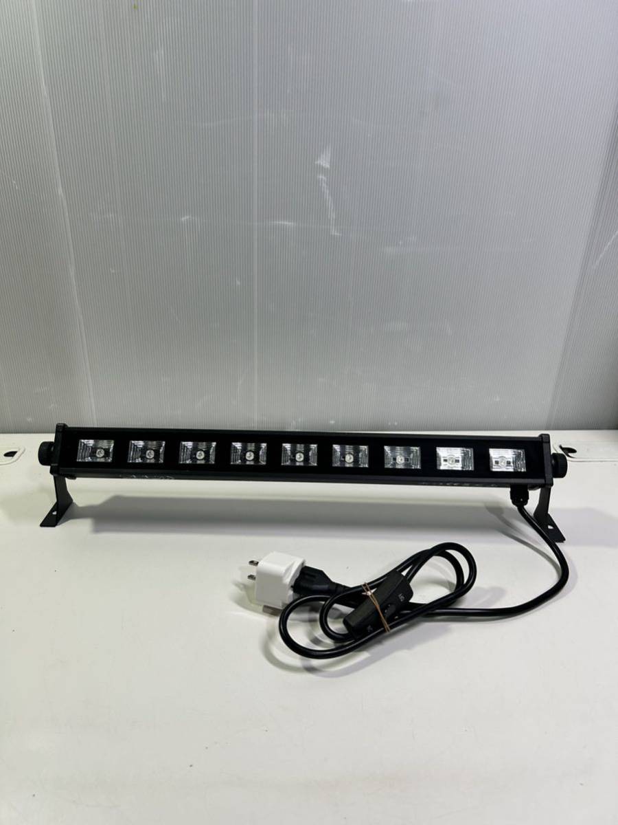 OPPSK LED-UVBAR ブラックライト 27W 9LED UV ブラックライトバー 16×16フィート UV ネオング 舞台ライトNo.724_画像7