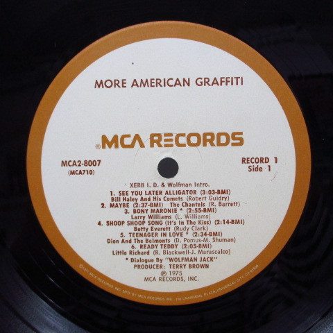 V.A. (O.S.T.)-More American Graffiti (US 70's Re Tan Label 2_画像3