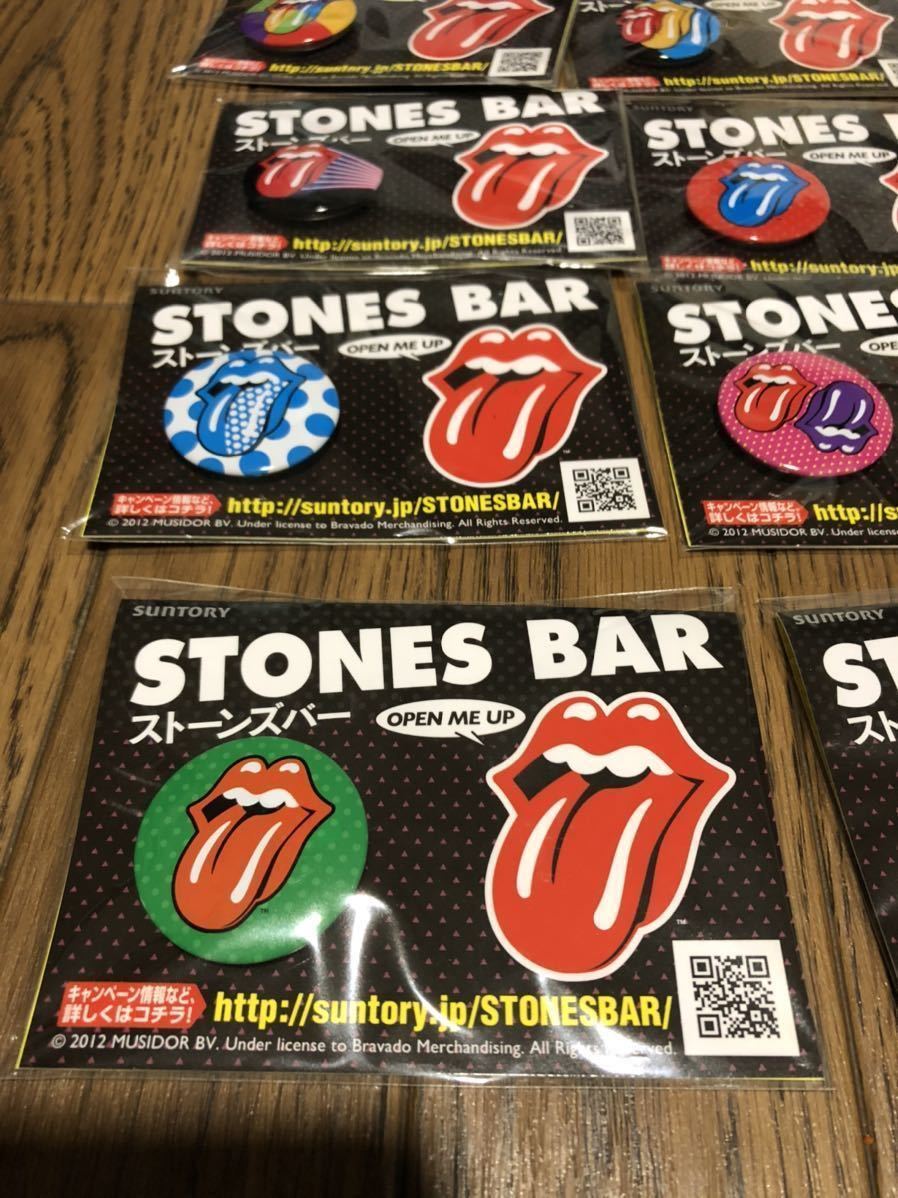 缶バッチ/42個/ストーンズバーSTONES BAR新品レア.ローリングストーンズThe Rolling Stones