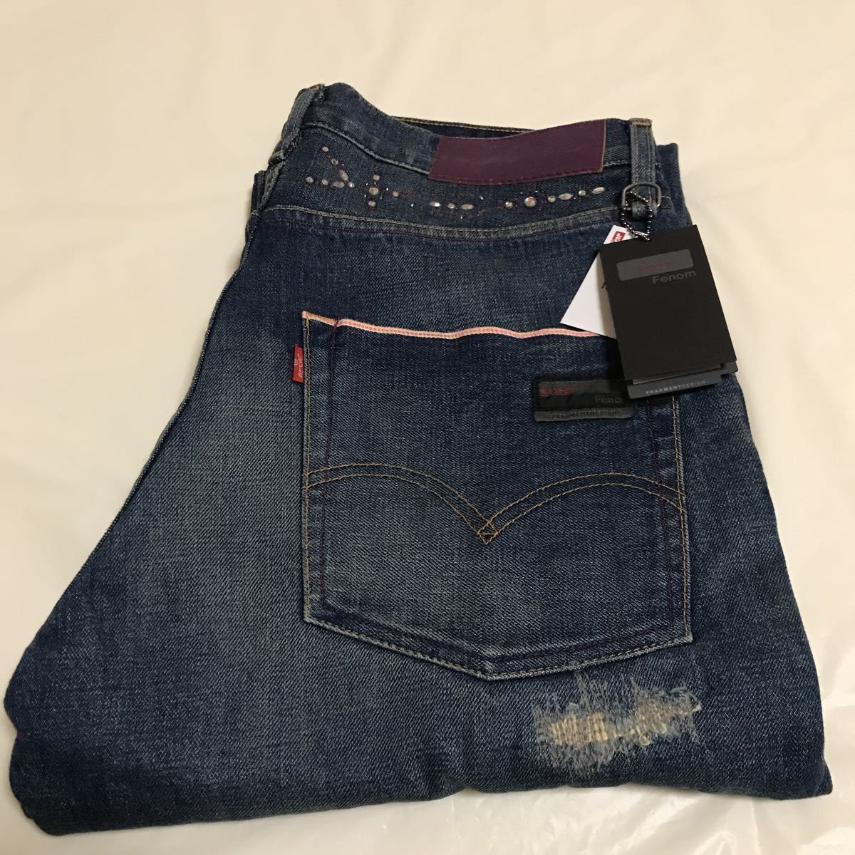リーバイス フェノム FM505-0044 Levi's Fenom 34×32 クラッシュデニム