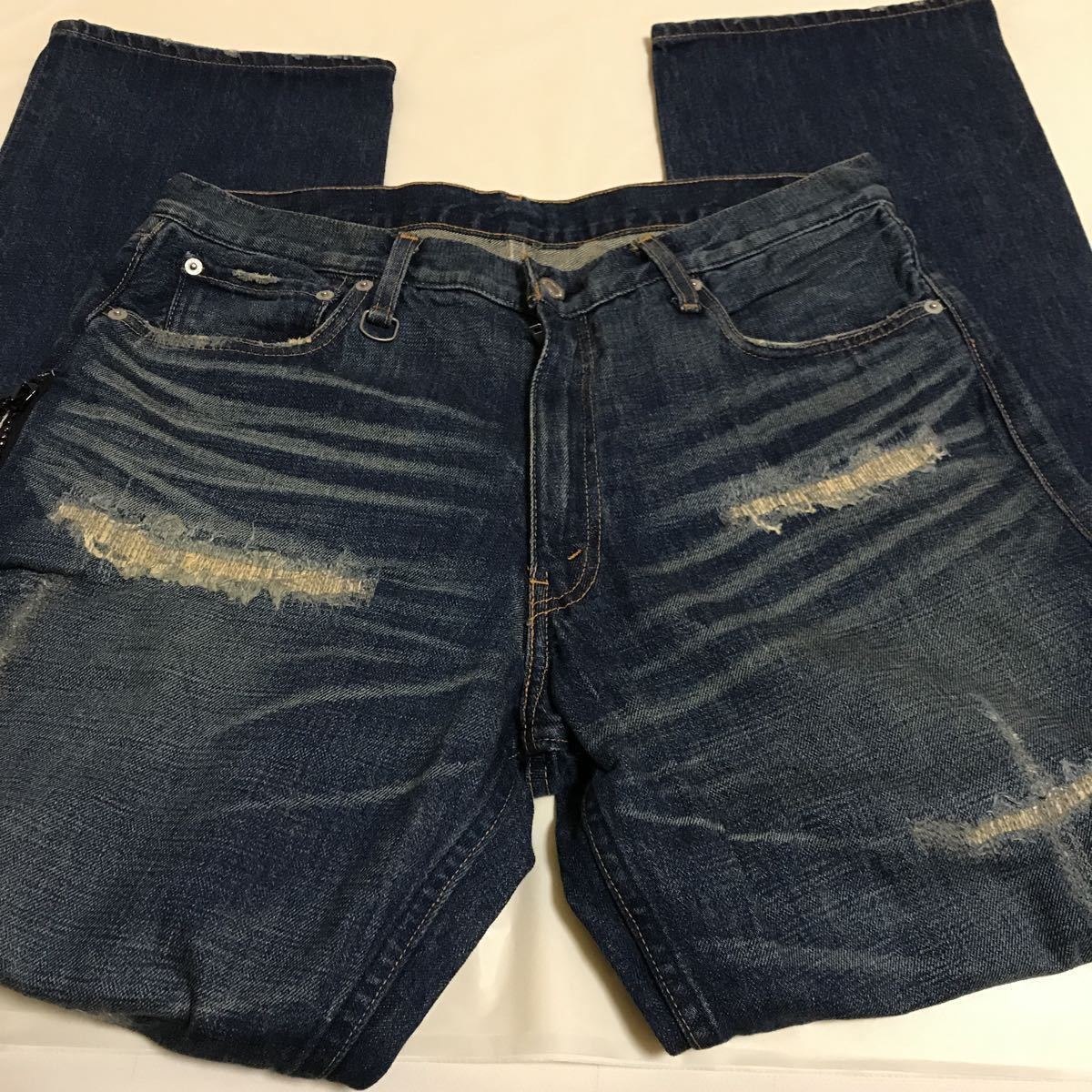 リーバイス フェノム FM505-0044 Levi's Fenom 34×32 クラッシュデニム