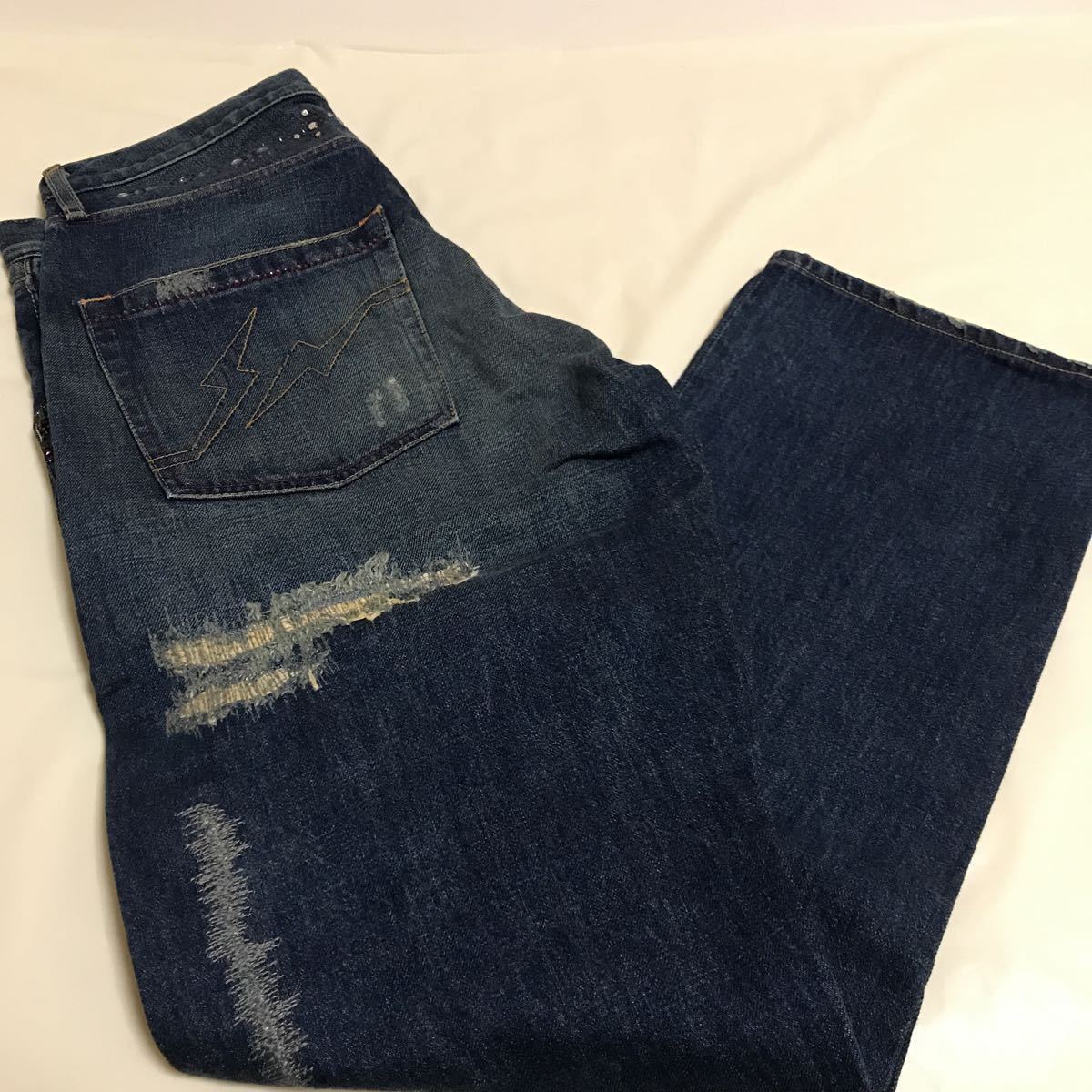 リーバイス フェノム FM505-0044 Levi's Fenom 34×32 クラッシュデニム