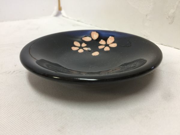 【未使用 送料込】陶器 窯元敬白 和食器 桜 中皿 (直径16cm 高さ5cm)＋小皿 5客(直径10cm 高さ2cm) セット 元箱入り◆B0579_画像7