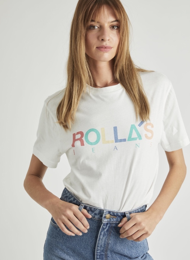 ★ ROLLA'S ローラス Tomboy Multi logo tee 新品未使用 ★