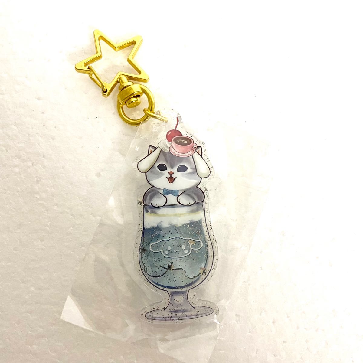 mofusand×サンリオキャラクターズソーダアクリルキーホルダー