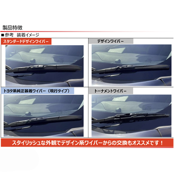 SD65 SD45 アウトランダー GF7W、GF8W スタンダードデザインワイパー NWB 三菱 H24.10～H25.12(2012.10～2013.12) ワイパー ブレード_画像4