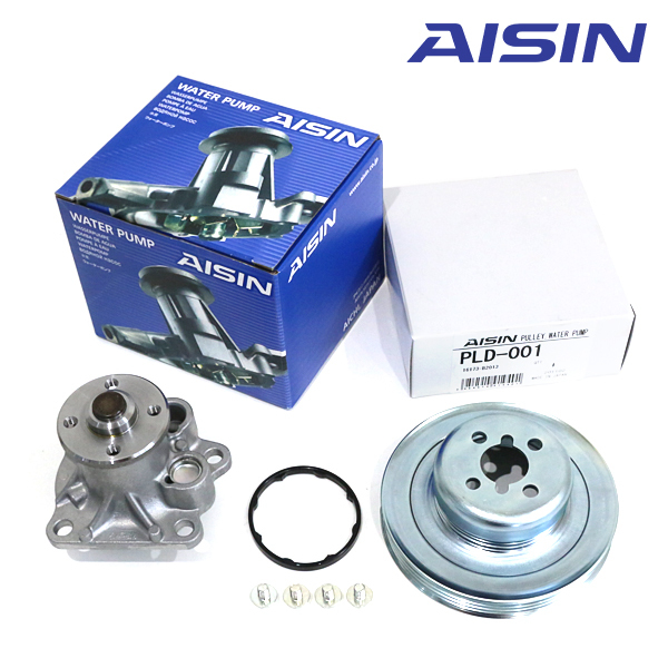 WPD-050 PLD-001 ミラ ココア L675S L685S ウォーターポンプ 対策プーリー セット AISIN アイシン精機 ダイハツ 16100-B9280_画像1