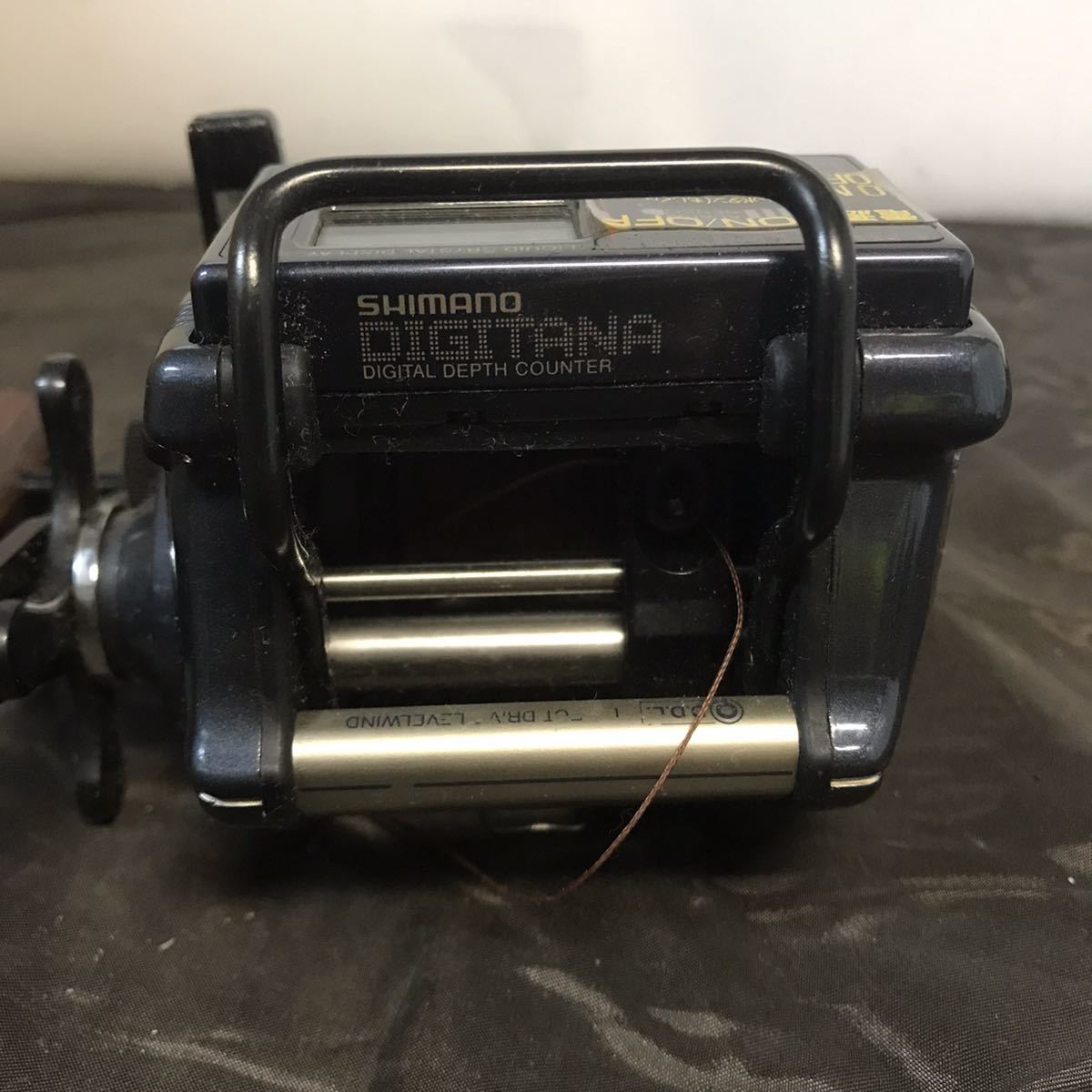 SHIMANO デジタルカウンター付きリール TITANOS DIGITANA 小船GT2000 動作未確認 シマノ デジタナの画像6