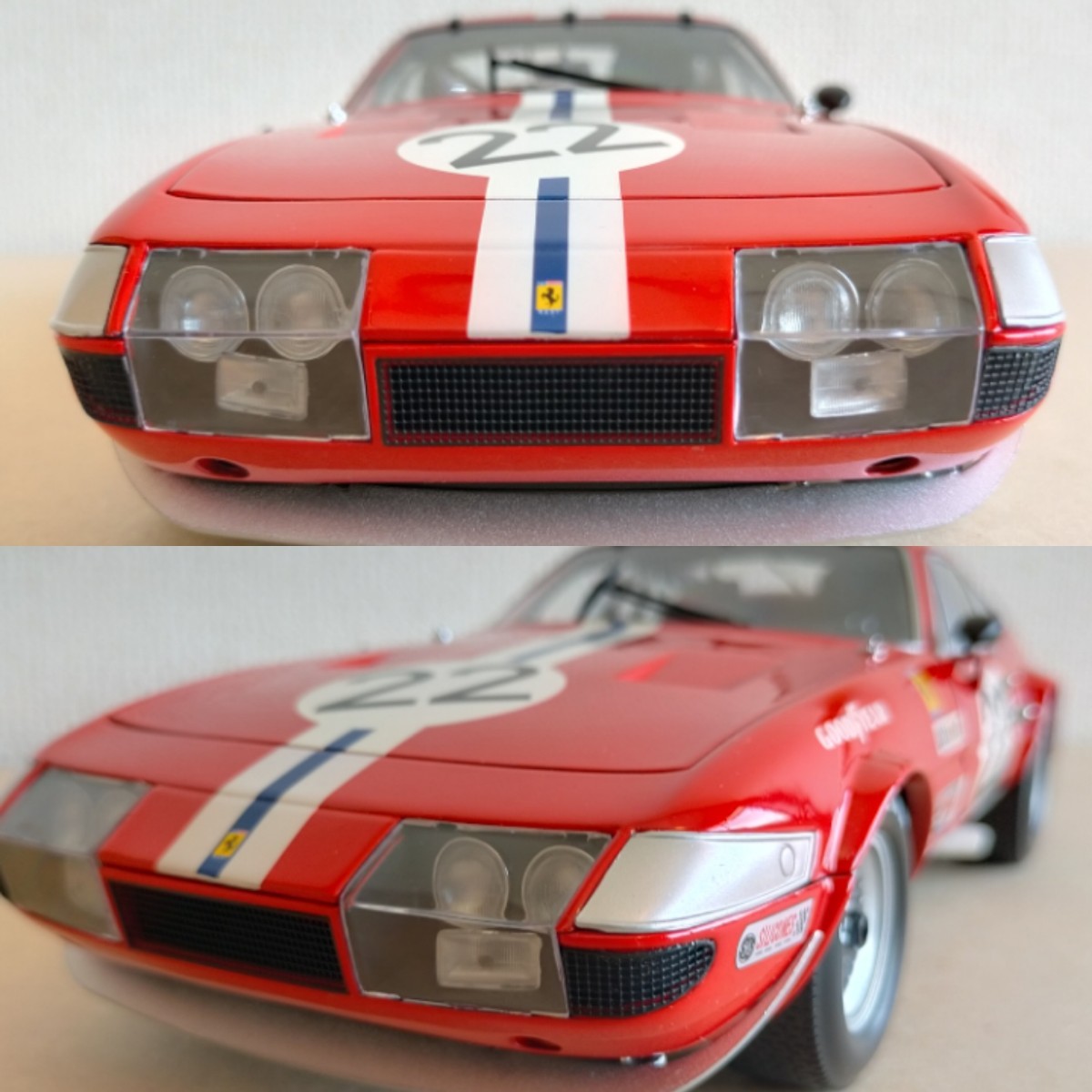 1/18 京商 フェラーリ 365 GTB/4 デイトナ コンペティツィオーネ KYOSHO FERRARI DAYTONA COMPETIZIONE 1973 KYO8164B0 NART No.22 