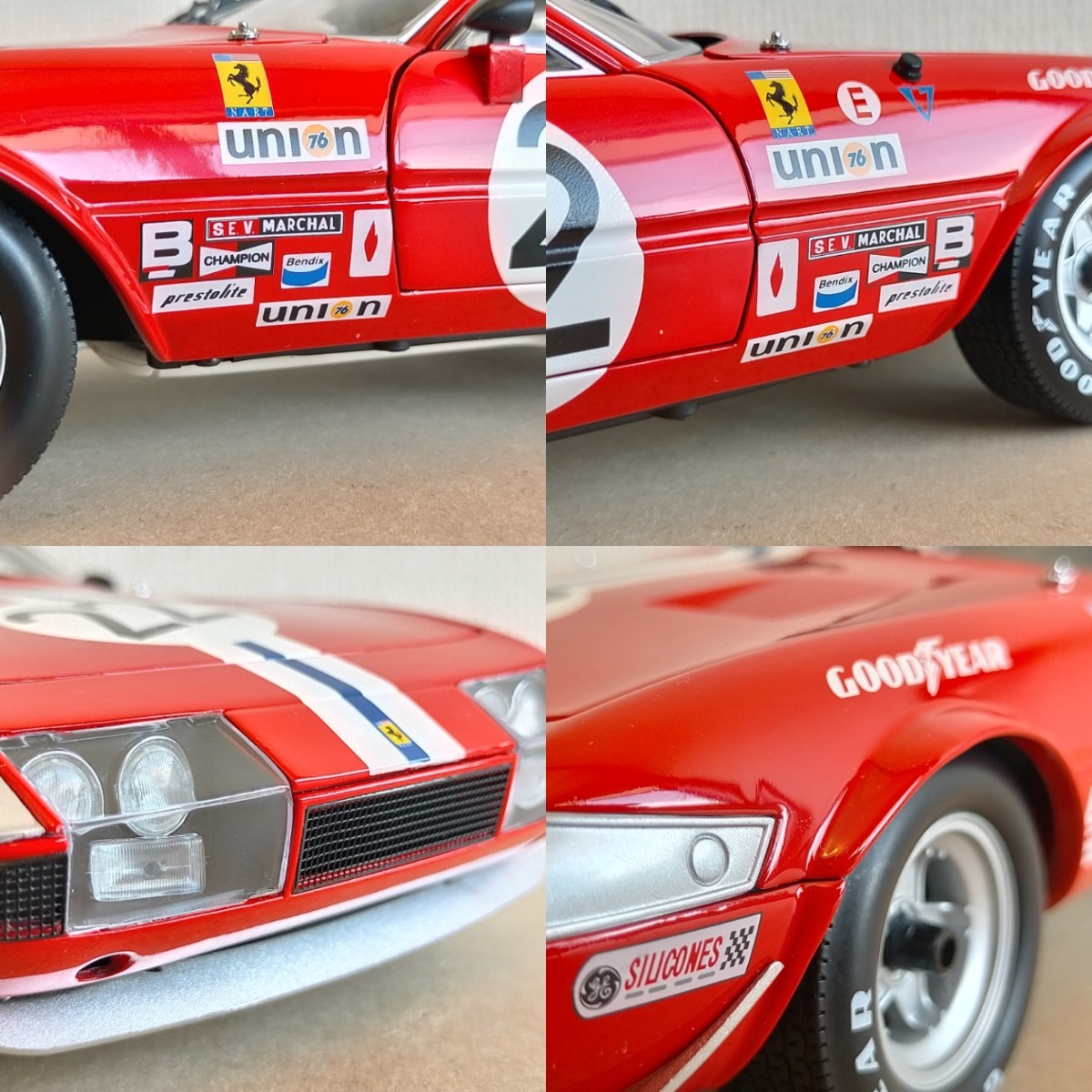 1/18 京商 フェラーリ 365 GTB/4 デイトナ コンペティツィオーネ KYOSHO FERRARI DAYTONA COMPETIZIONE 1973 KYO8164B0 NART No.22 