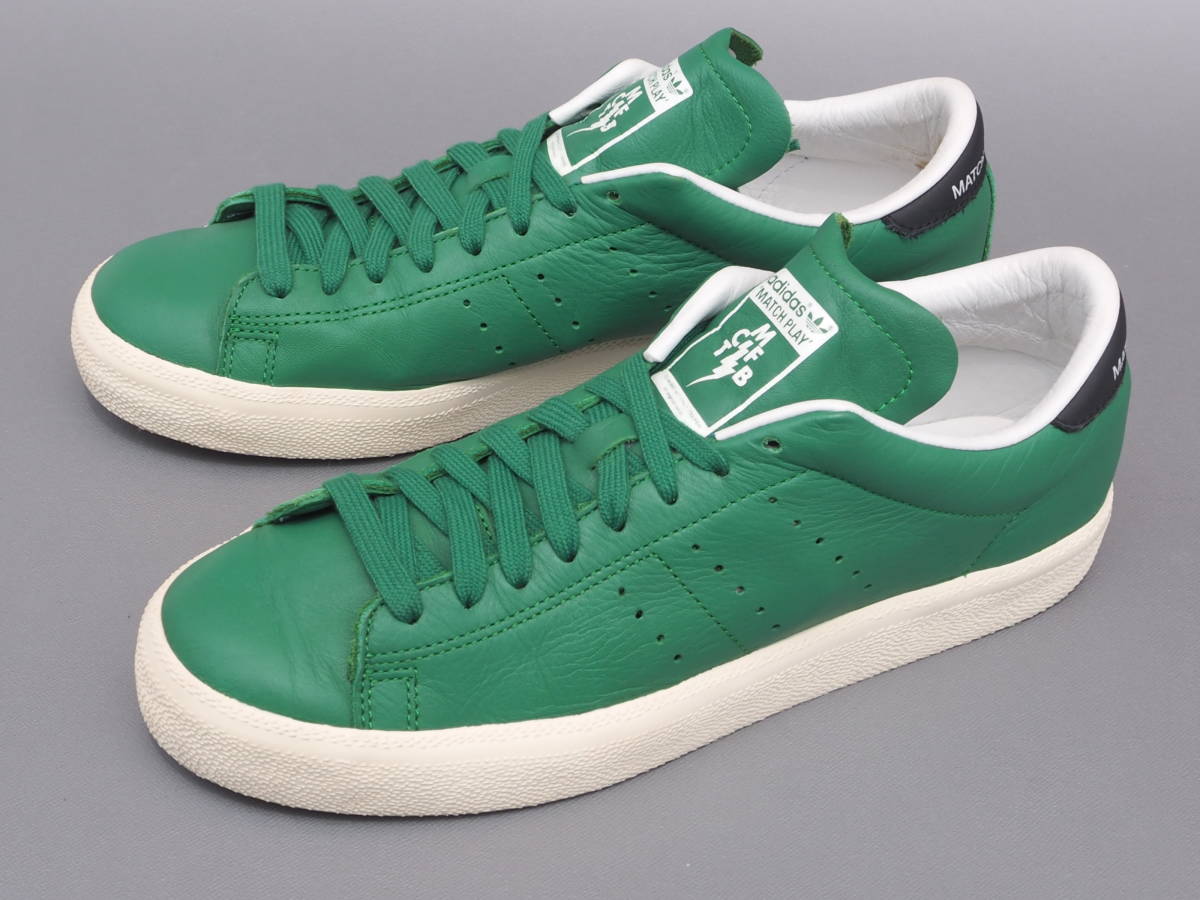 美品!! US 8 1/2・26.5cm 限定 13年製 adidas Originals MCN MATCH PLAY MARK MCNASTY マーク・マクネイリー 天然皮革 緑 スタンスミス_画像2