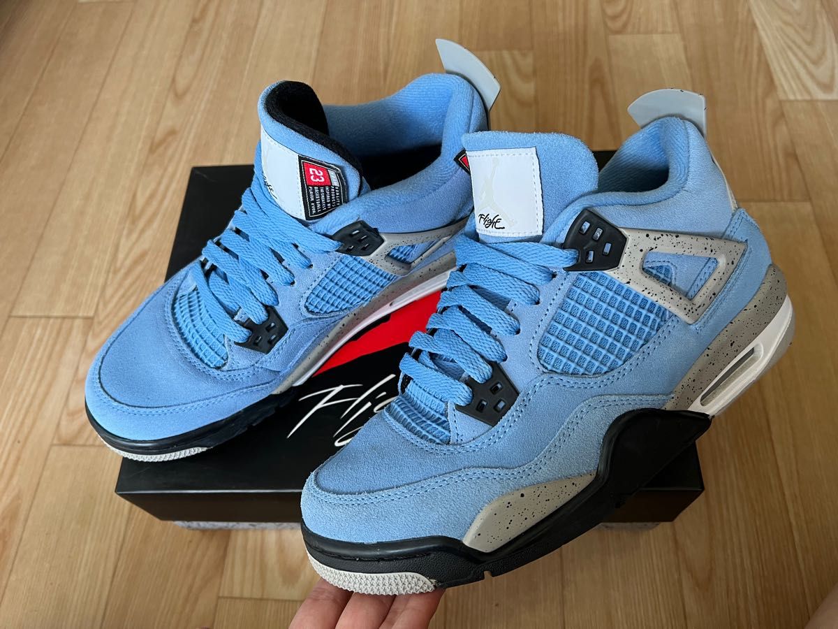 NIKE GS AIR JORDAN 4 UNIVERSITY BLUE