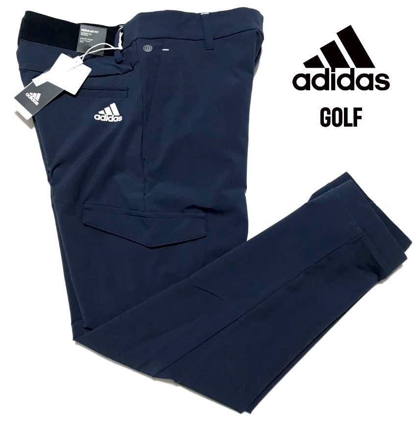 新品 【ウエスト88cm前後】紺ネイビー adidas GOLF アディダス ゴルフ