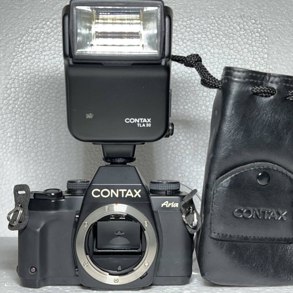 最終値下げ コンタックス ◇美品◇CONTAX Aria TLA30 ストロボ ＋ 35mm