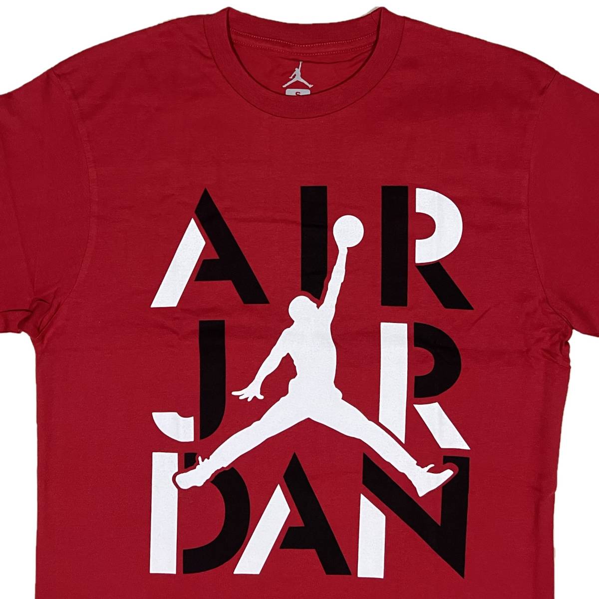 Nike Air Jordan ナイキ エア ジョーダン 5 Jumpman ジャンプマン Stencil ステンシル Tシャツ 659158-687 (レッド) (L) [並行輸入品]
