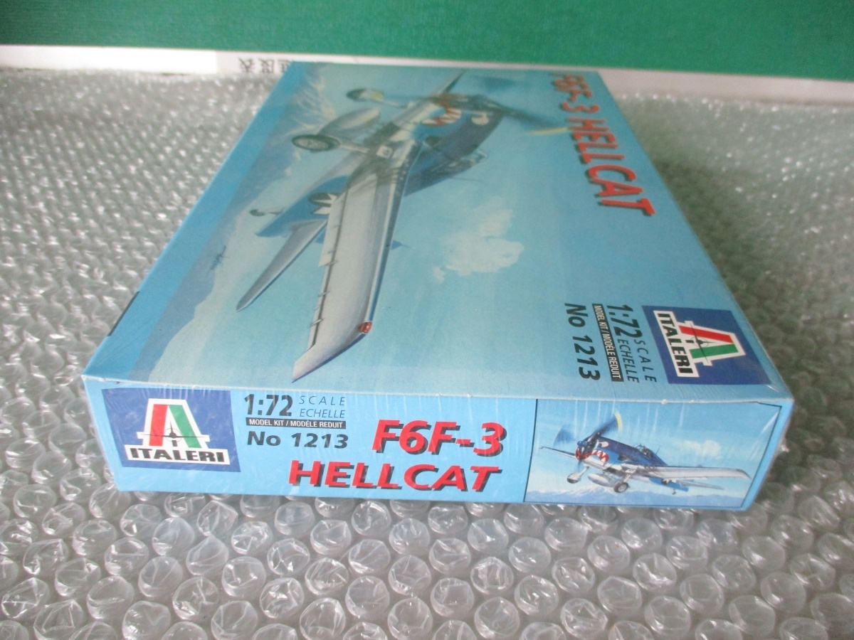 プラモデル イタレリ ITALERI 1/72 F6F-3 ヘルキャット F6F-3 HELLCAT 未開封 未組み立て 昔のプラモ 海外のプラモ_画像3