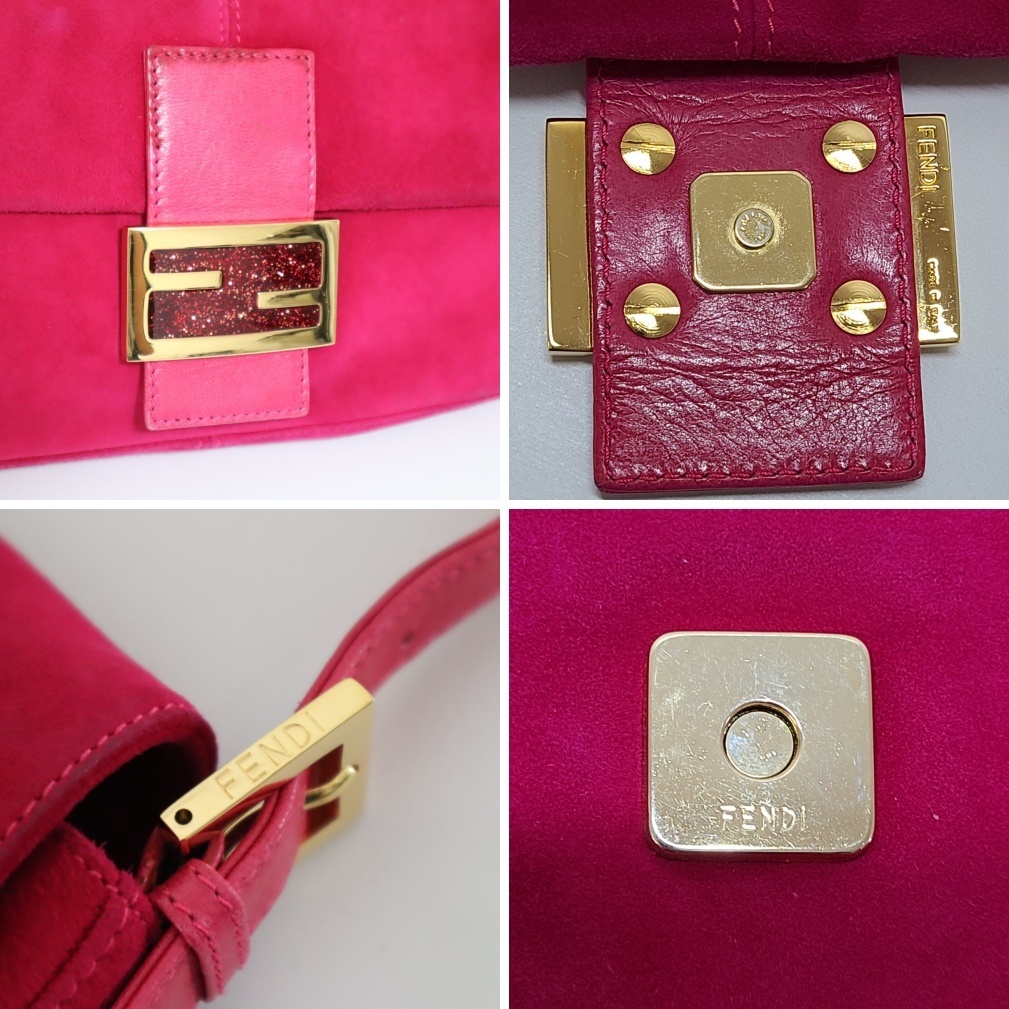FENDI バケット バッグ マンマバゲット スエード HB02046 | inmano.com.br