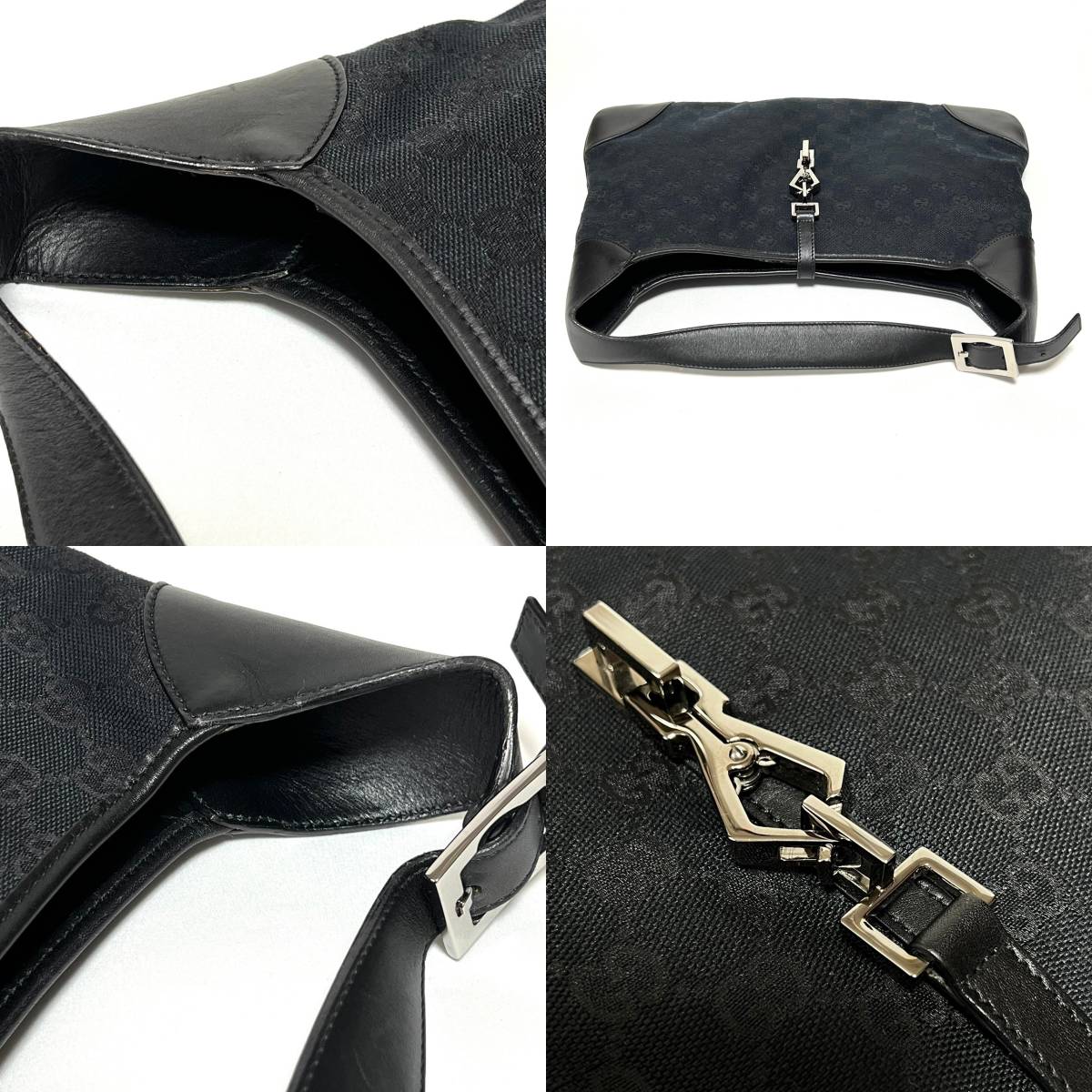 GUCCI カンデンスキー ジャッキー バッグ GG キャンバス HB02009