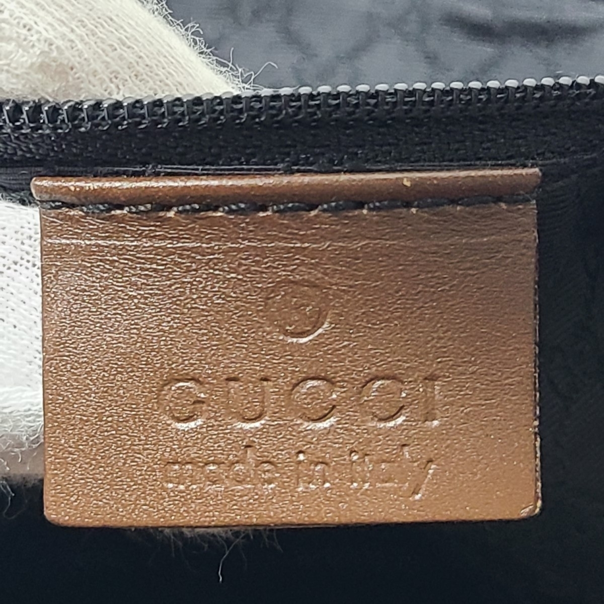 GUCCI ジャッキー ハンドバッグ シェリーライン キャンバス HB02011
