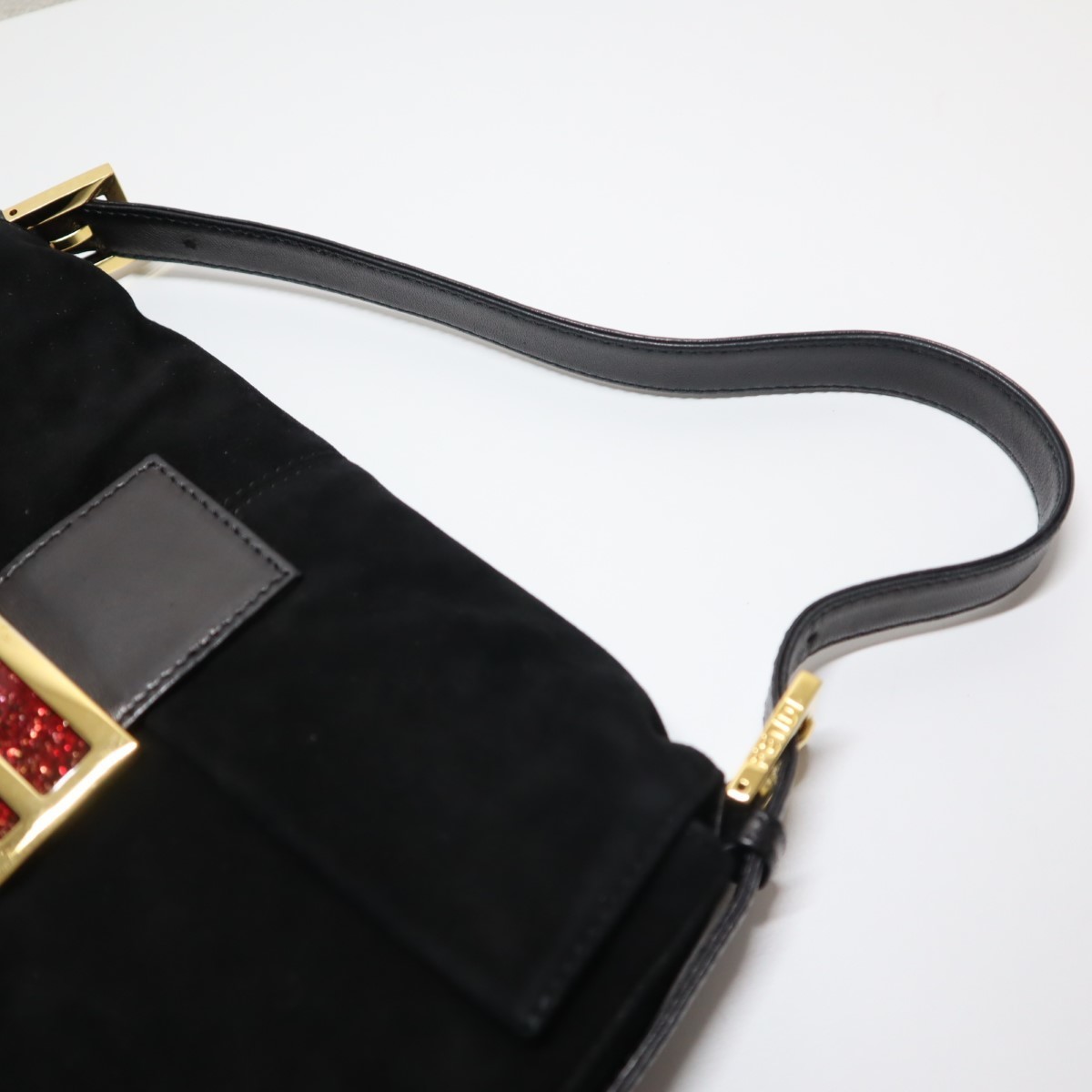 FENDI マンマバケット バケット バッグ スエード HB01949 - 通販