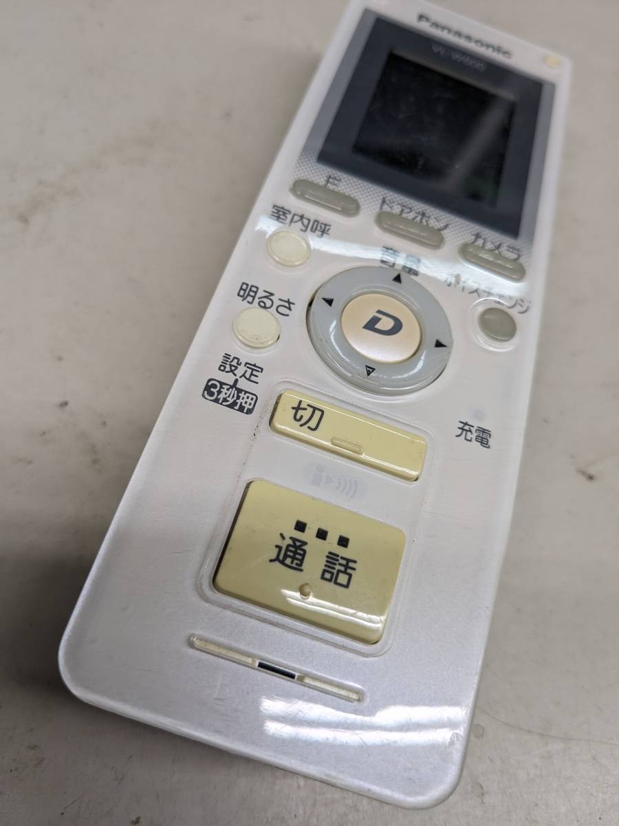 【FB-3-56】Panasonic パナソニック ドアホン モニター 増設子機 VL-W600 バッテリーなし [VL-MW102K] 電話子機　動作未確認_画像1