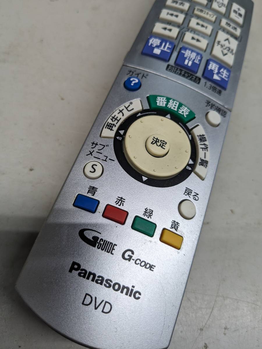 [FB-4-13] Panasonic / recorder remote control / EUR7658YE0 @DMR-XP11 DMR-XW31 DMR-XW51V moving . settled 