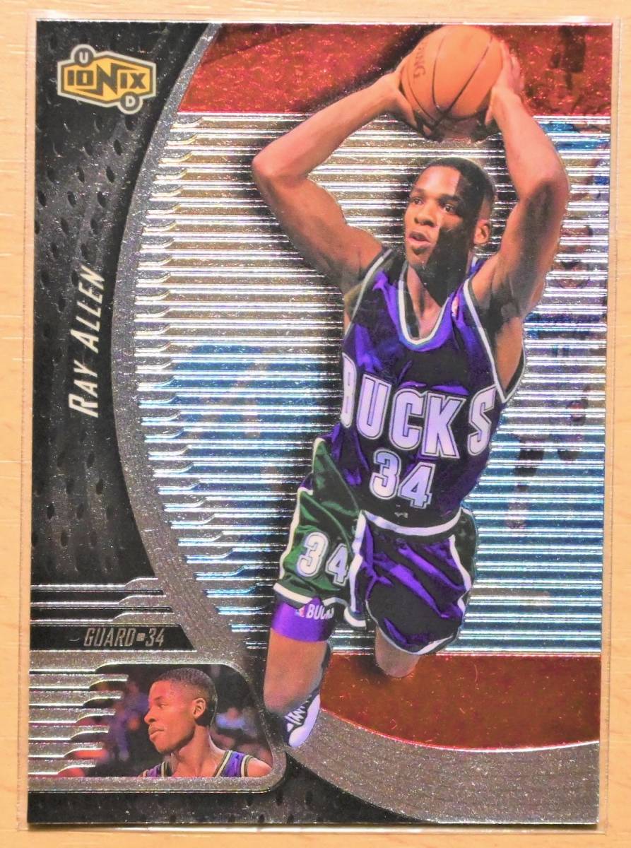 RAY ALLEN (レイ・アレン) 1999 IONIX トレーディングカード 35 【NBA BUCKS ミルウォーキー・バックス】_画像1