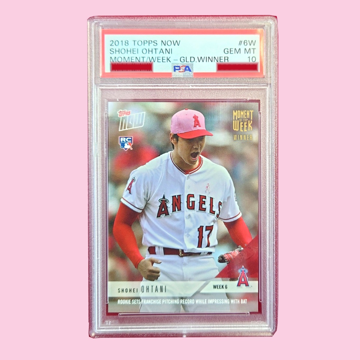 高級素材使用ブランド SHOHEI NOW PSA／TOPPS ◇【PSA10!】2018 OHTANI