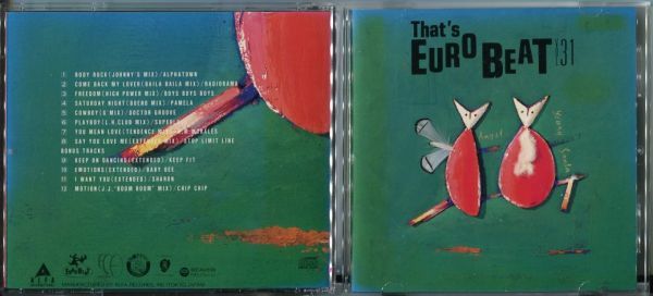 #4632 中古CD That’s EURO BEAT Vol.31 ザッツユーロビート_画像1