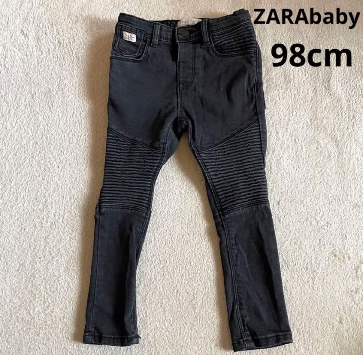 ZARA baby  スキニーパンツ　ブラック　2〜3歳　98cm  ストレッチ スキニーデニム デニムパンツ
