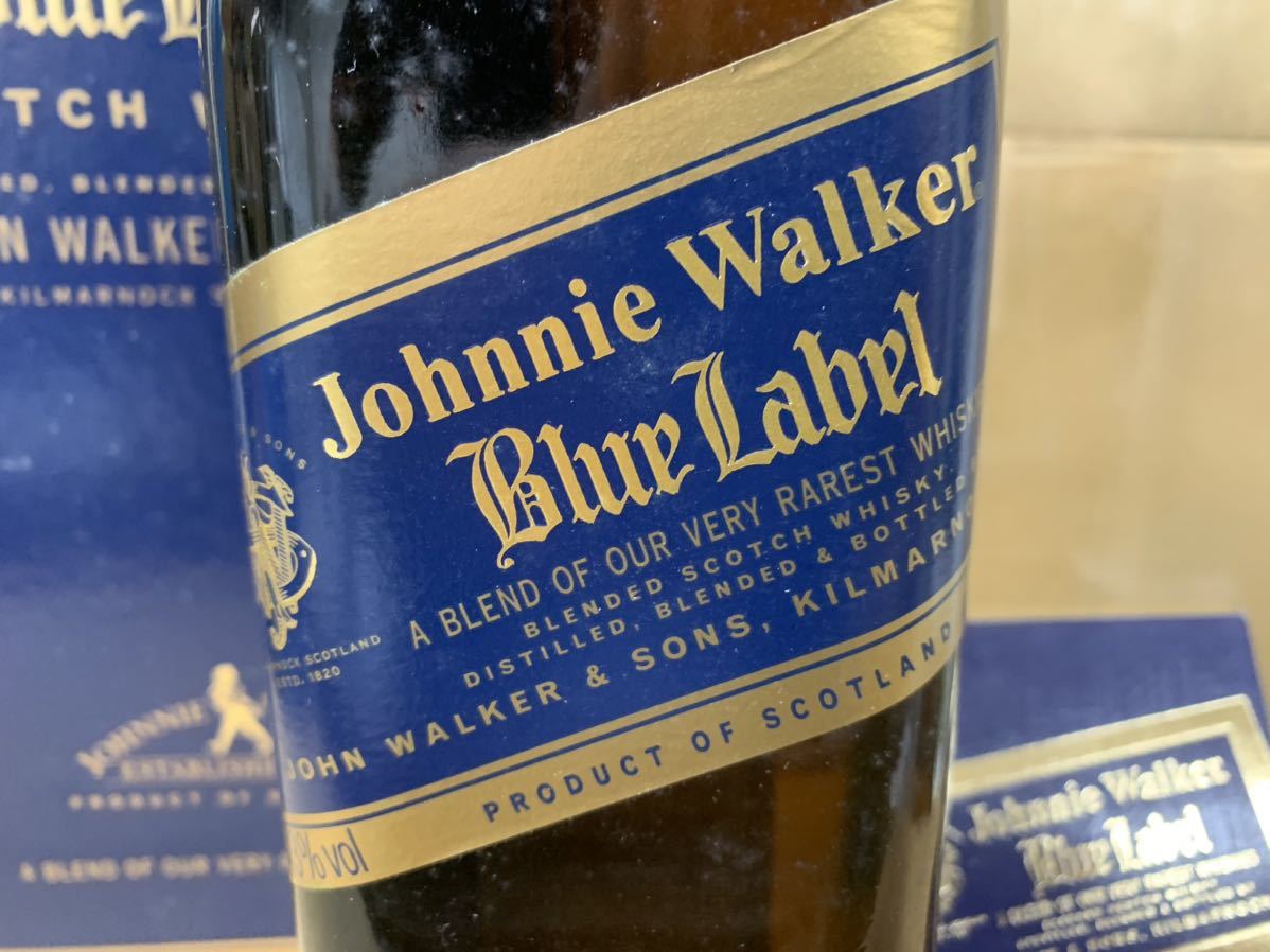 古酒 未開栓 ジョニーウォーカー ブルーラベル johnnie walker 旧