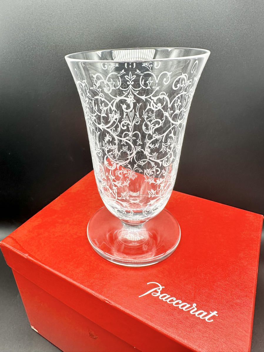 登場! 希少 BACCARAT バカラ エレナ ERNA フラワーベース 花瓶 バカラ